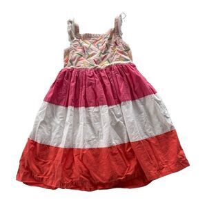 Mini Boden Ice Cream Party Sprinkles Tiered Dress Girls 3-4Y Summer